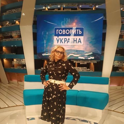 Анна Долід у студії телепроекту «Говорить Україна»