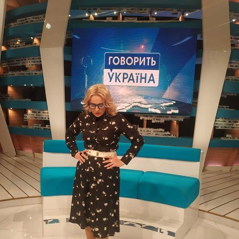 Анна Долід у студії телепроекту «Говорить Україна»